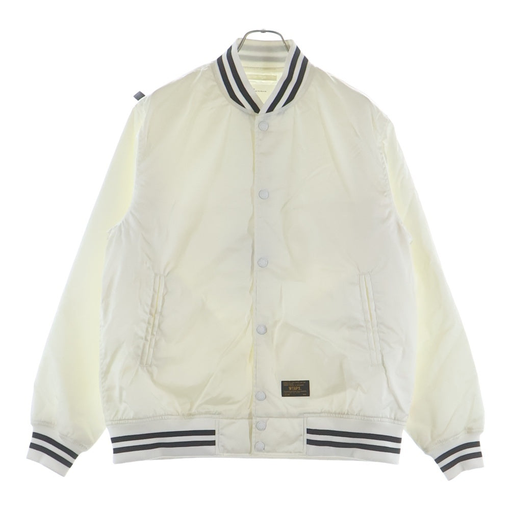 WTAPS(ダブルタップス) 17AW TEAM JACKET チームジャケット スタジアムジャンパー ホワイト 172TQDT-JKM03