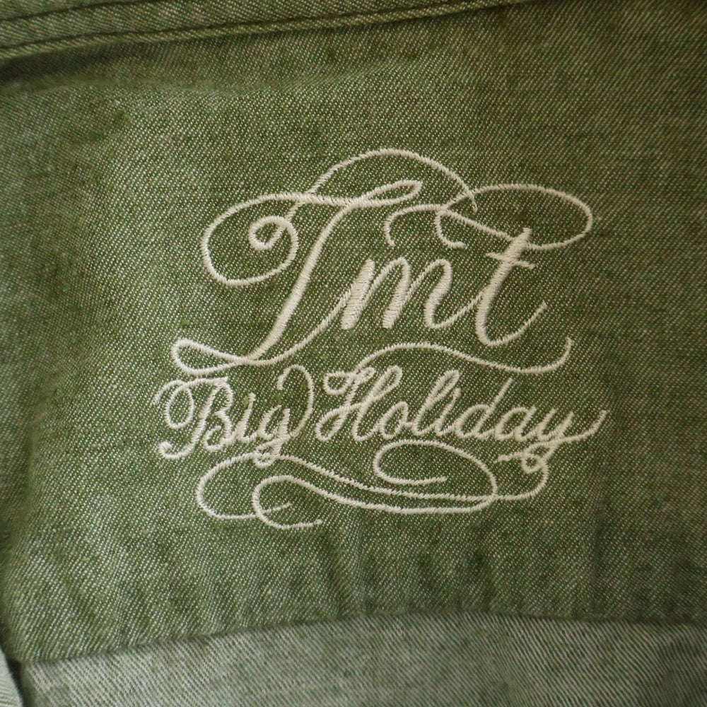 T.M.T(ティーエムティー) 16SS MILITARY SHIRT KHAKI マルチポケット ミリタリー長袖シャツ カーキ TSH-S1611