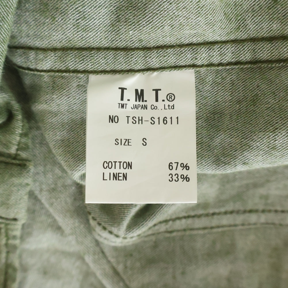T.M.T(ティーエムティー) 16SS MILITARY SHIRT KHAKI マルチポケット ミリタリー長袖シャツ カーキ TSH-S1611