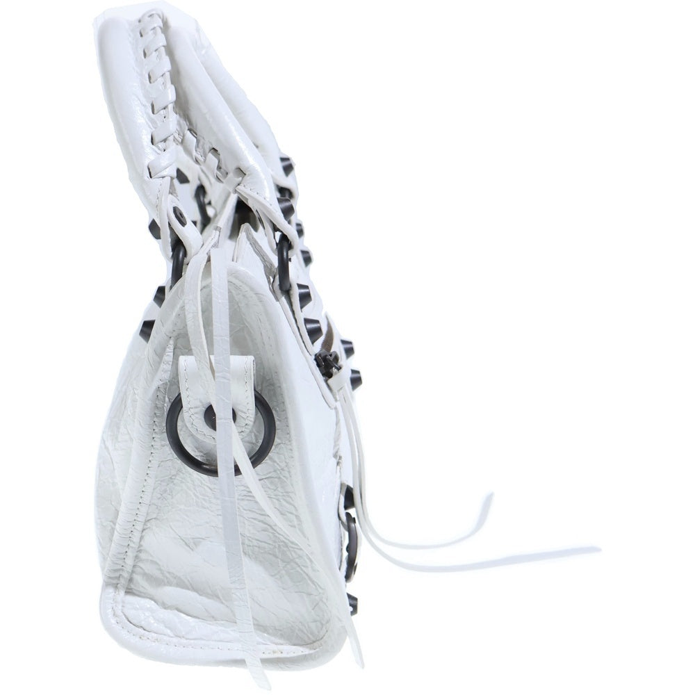 BALENCIAGA(バレンシアガ) Le City ル シティ ナノ レザー 2WAY ハンド ショルダーバッグ ホワイト 806395