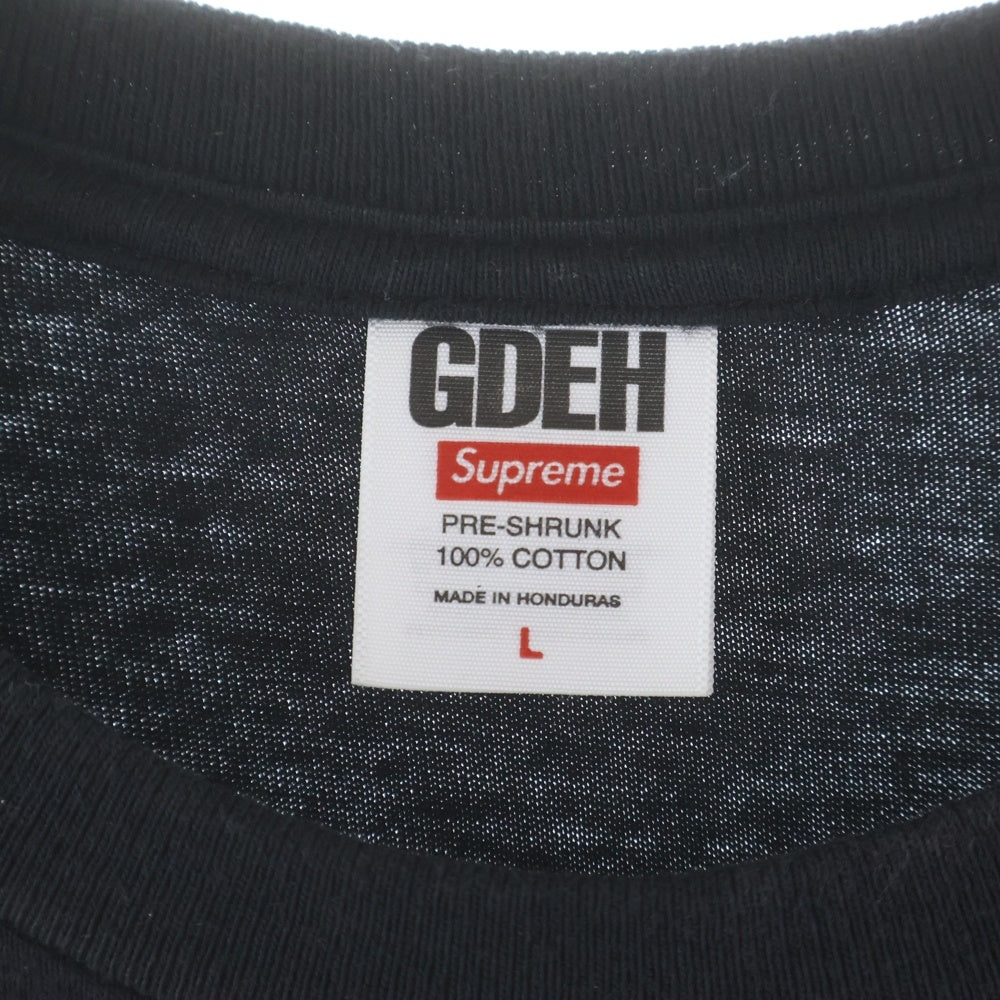 SUPREME(シュプリーム) 25SS ×GOODENOUGH GDEH Device Tee グッドイナフ デヴァイス 両面プリント 半袖Tシャツ カットソー ブラック