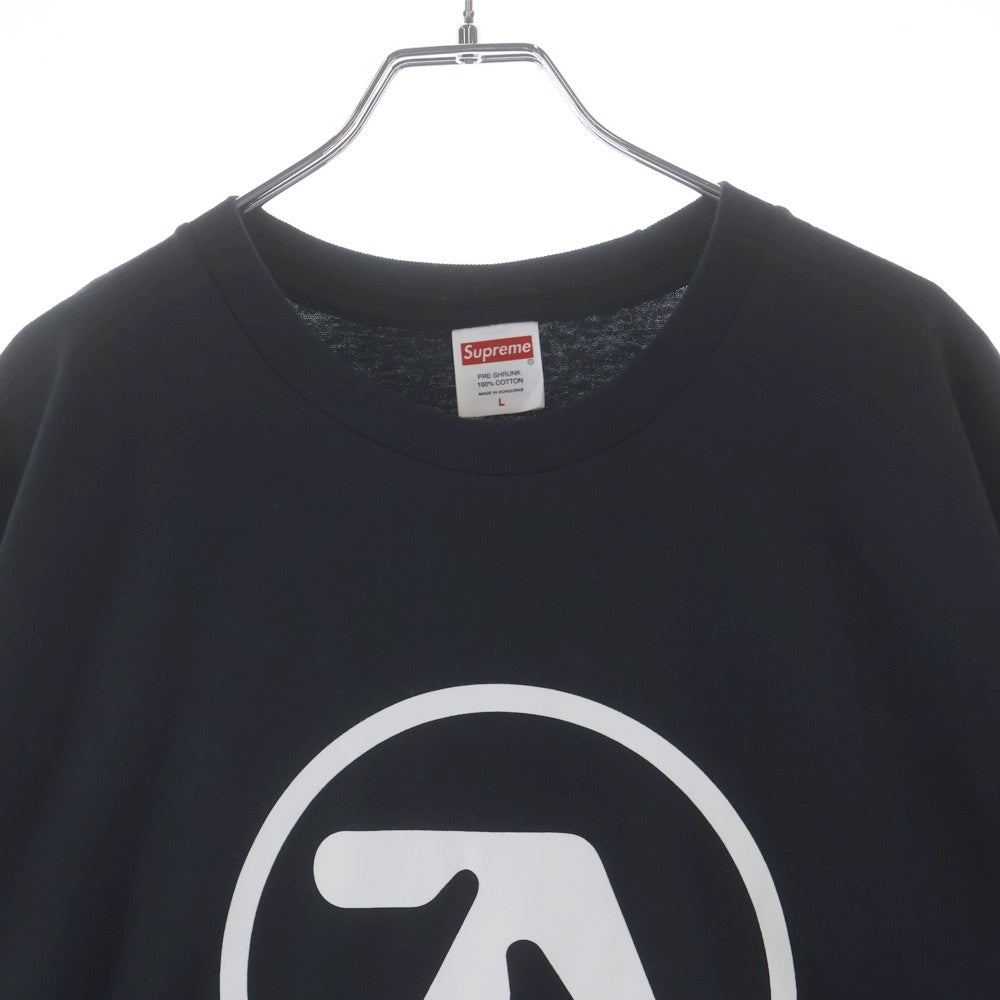 SUPREME(シュプリーム) 25SS Aphex Twin Ambient Works Tee エイフェックス ツイン アンビエントワークス プリント クルーネック 半袖Tシャツ カットソー ブラック