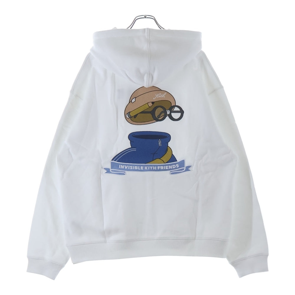 KITH(キス) Kith for Invisible Friends Hoodie プルオーバーパーカー フーディー ホワイト KHM031003