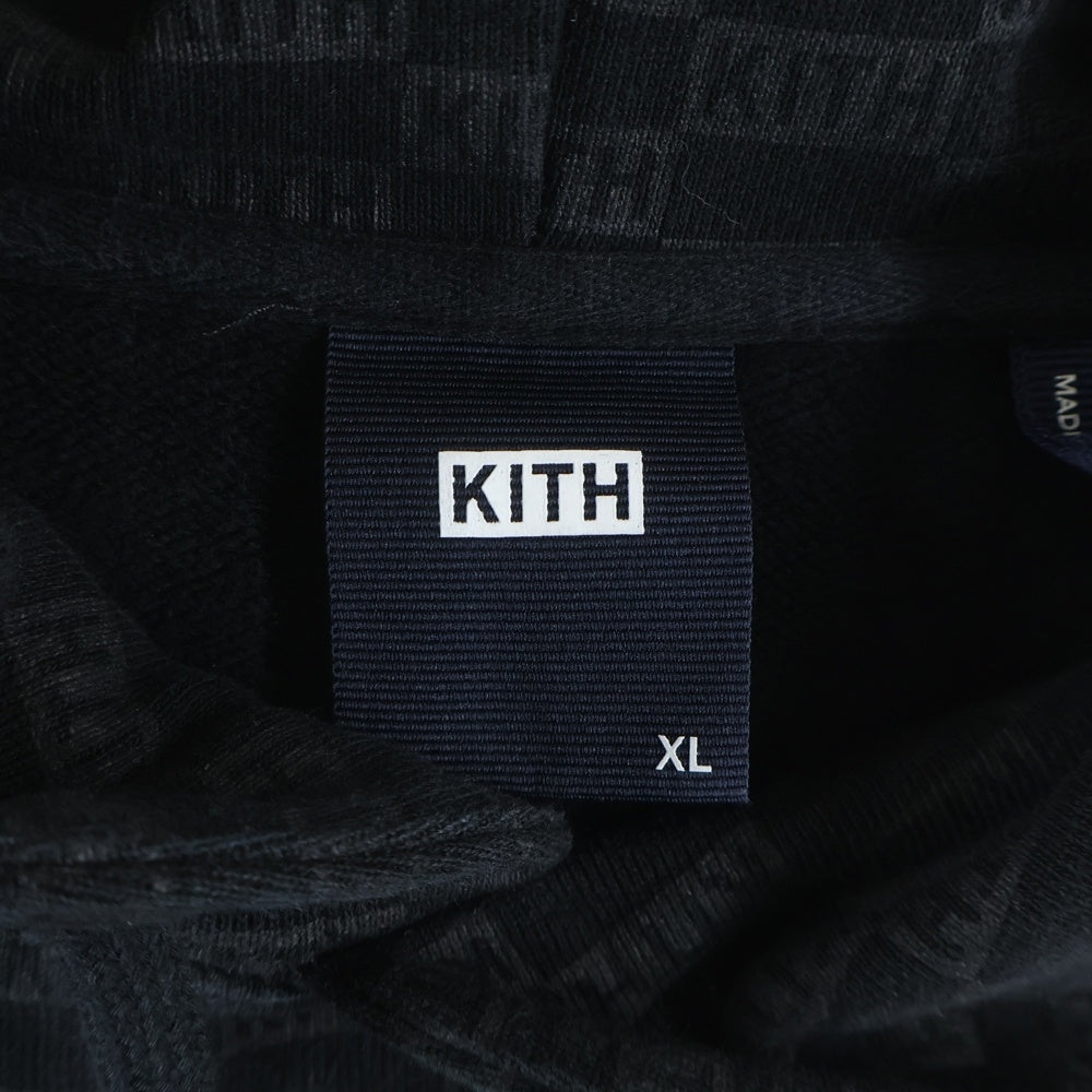 KITH(キス) TOKYO Tiger Souvenir Hoodie 東京限定タイガー スーベニア 刺繍 ーディー プルオーバー パーカー ブラック KH2443-100
