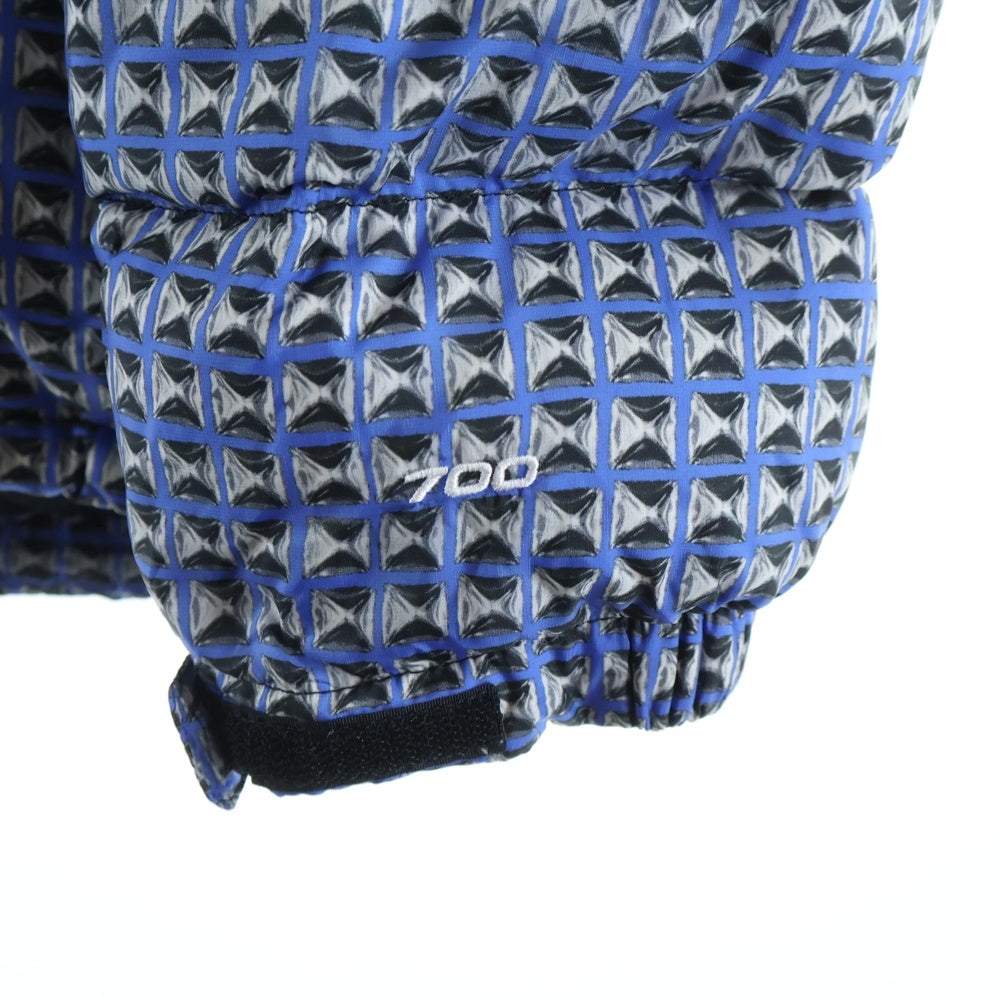 SUPREME(シュプリーム) ×21SS THE NORTH FACE STUDDED NUPTSE ノースフェイス スタッズヌプシ ダウンジャケット ブルー ND421001