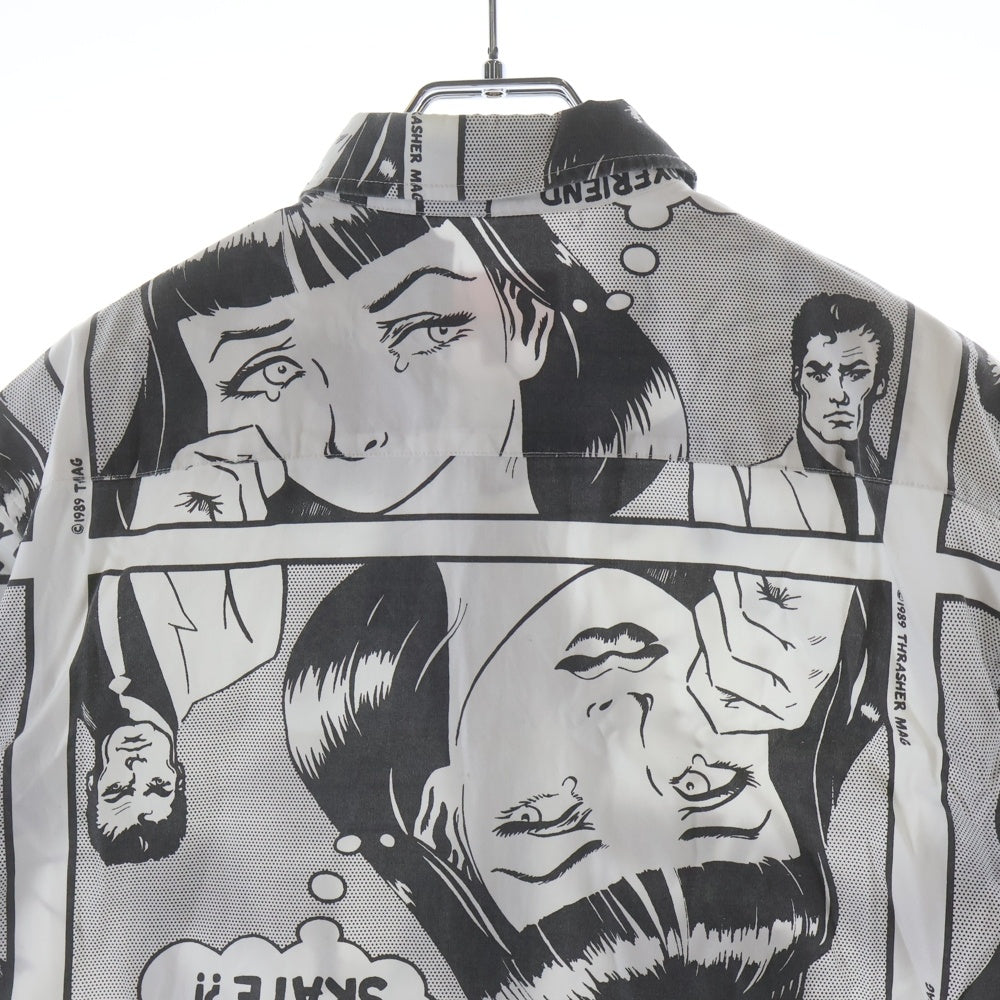 SUPREME(シュプリーム) 17SS ×THRASHER Boyfriend S/S Shirt ×スラッシャー ボーイフレンド 半袖シャツ ブラック/ホワイト