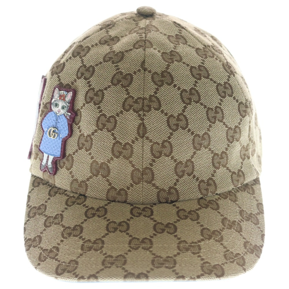 GUCCI(グッチ) x Yuko Higuchi GG Canvas Baseball Cap x ヒグチユウコ GGキャンバス ベースボールキャップ 帽子 847862 レディース