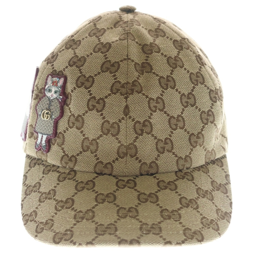 GUCCI(グッチ) x Yuko Higuchi GG Canvas Baseball Cap x ヒグチユウコ GGキャンバス ベースボールキャップ 帽子 847862 レディース