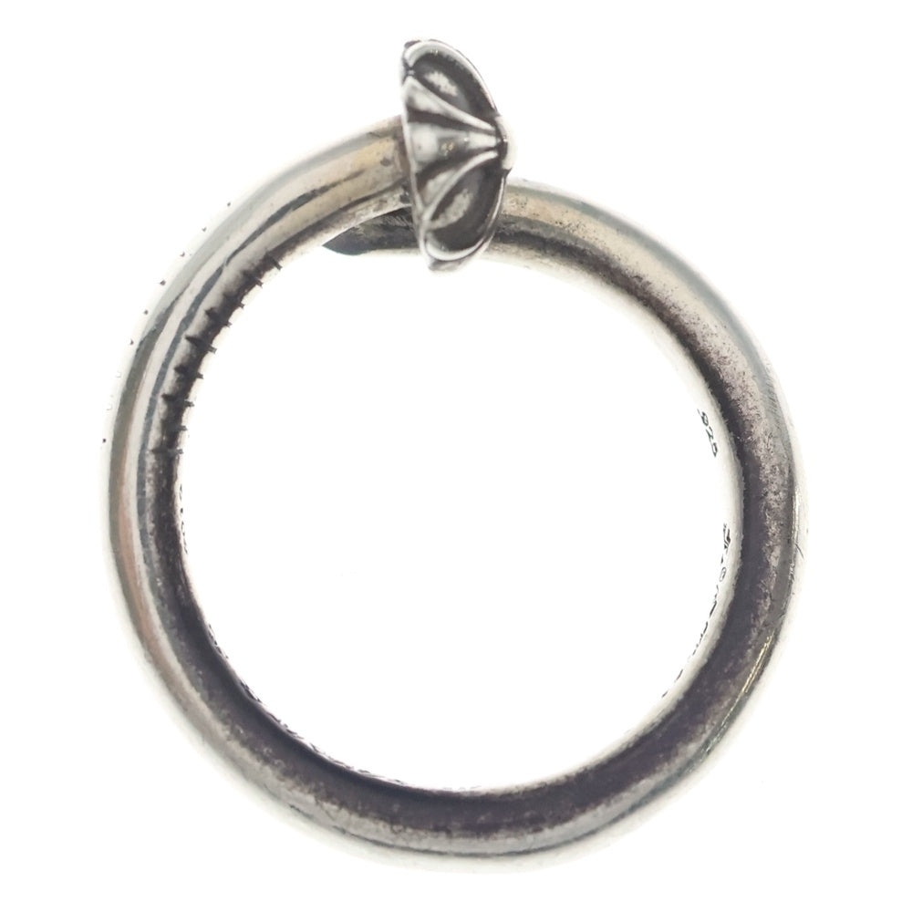 CHROME HEARTS(クロムハーツ) NAIL CRSBALL ネイル クロスボール リング シルバー BCA349