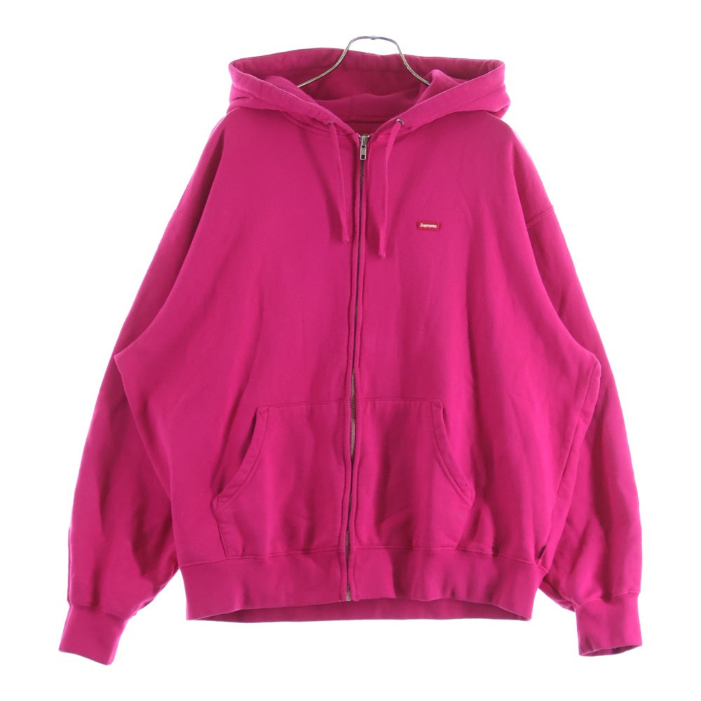 SUPREME(シュプリーム) 25AW Small Box Zip Up Sweatshirt スモール ボックスロゴ ジップアップ パーカー スウェット ピンク