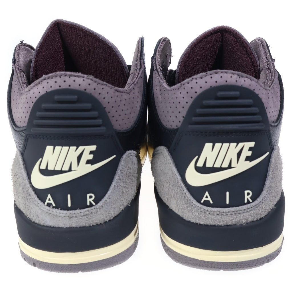 NIKE(ナイキ) ×A MA MANIERE AIR JORDAN 3 RETRO OG SP BLACK AND FLAT PEWTER エアジョーダン レトロ ハイカットスニーカー ブラック US13/30cm FZ4811-001