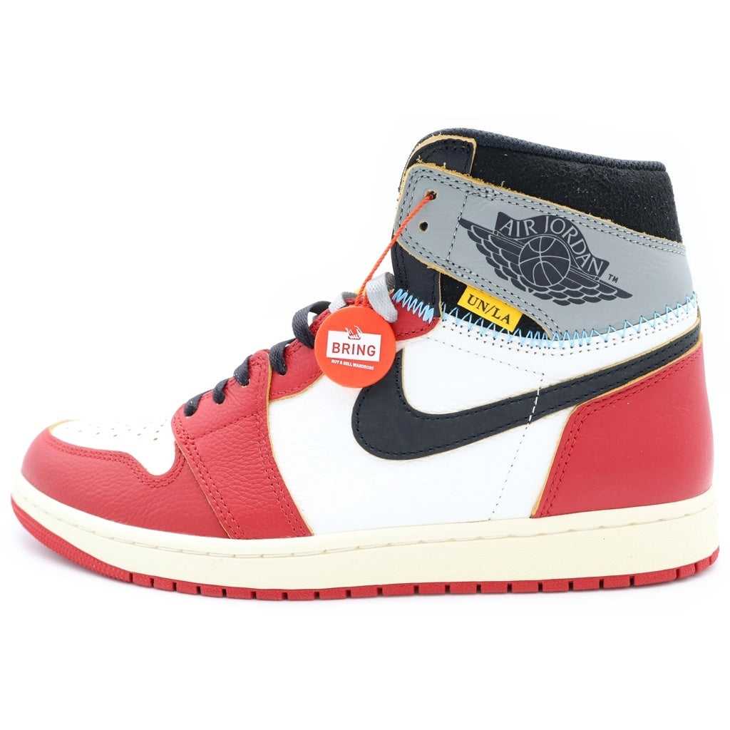 NIKE(ナイキ) ×UNION AIR JORDAN 1 RETRO HIGH OG CHICAGO ユニオン エアジョーダン1 ハイカットスニーカー レッド US11.5/29.5cm HV8563-600