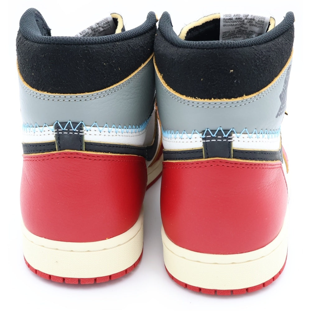 NIKE(ナイキ) ×UNION AIR JORDAN 1 RETRO HIGH OG CHICAGO ユニオン エアジョーダン1 ハイカットスニーカー レッド US11.5/29.5cm HV8563-600