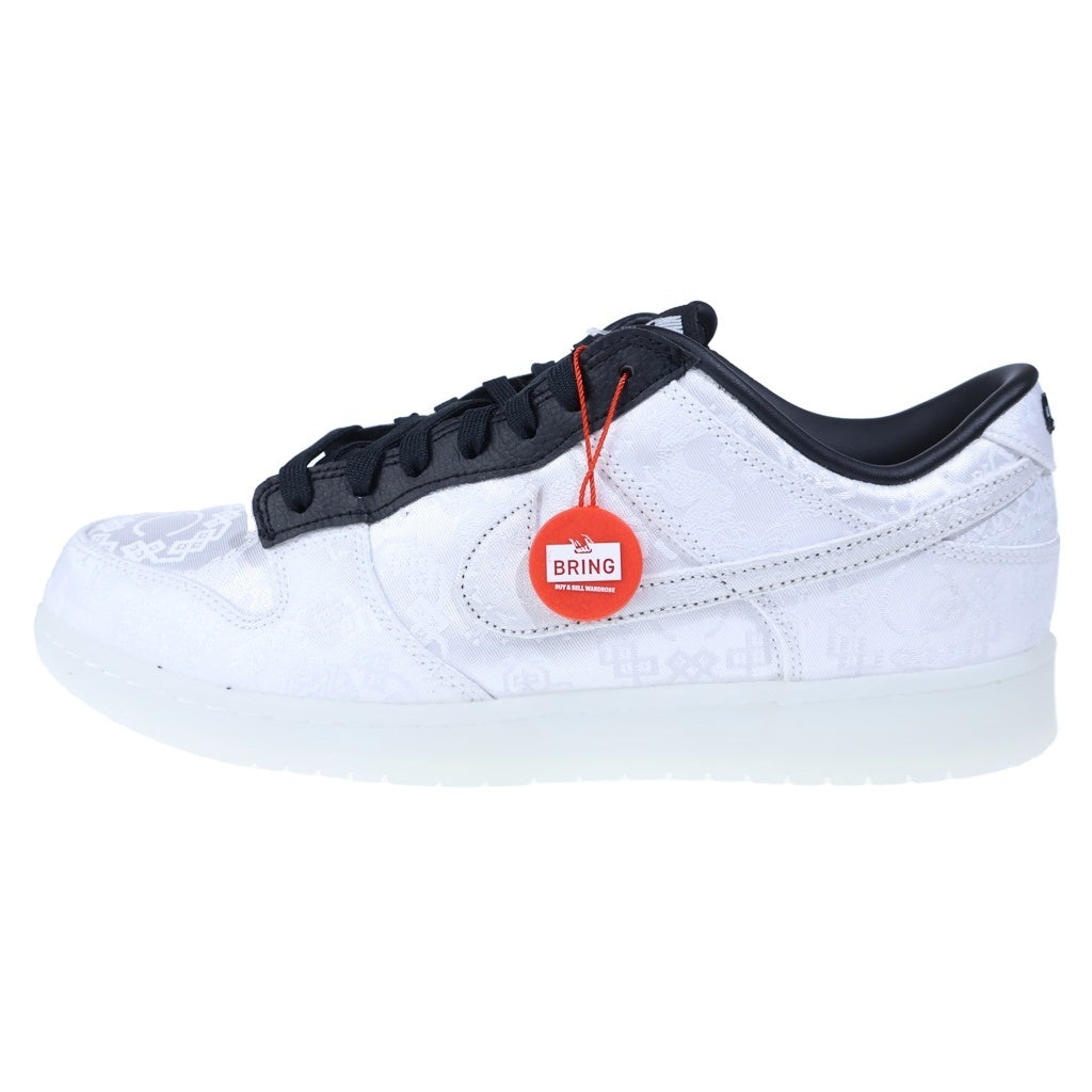 NIKE(ナイキ) CLOT × FRAGMENT DESIGN DUNK LOW クロット フラグメント ダンク ローカットスニーカー ホワイト US12/30cm FN0315-110