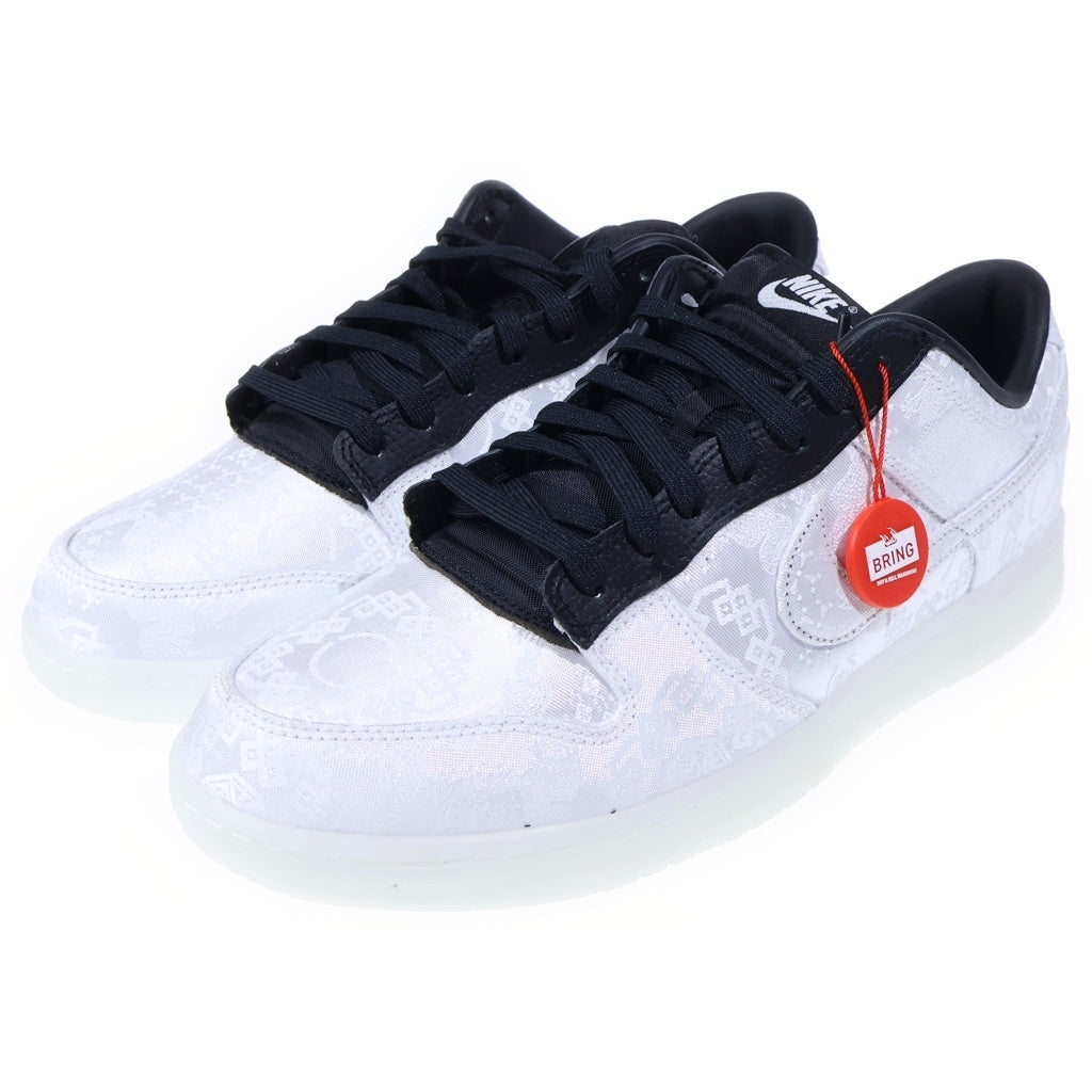 NIKE(ナイキ) CLOT × FRAGMENT DESIGN DUNK LOW クロット フラグメント ダンク ローカットスニーカー ホワイト US12/30cm FN0315-110