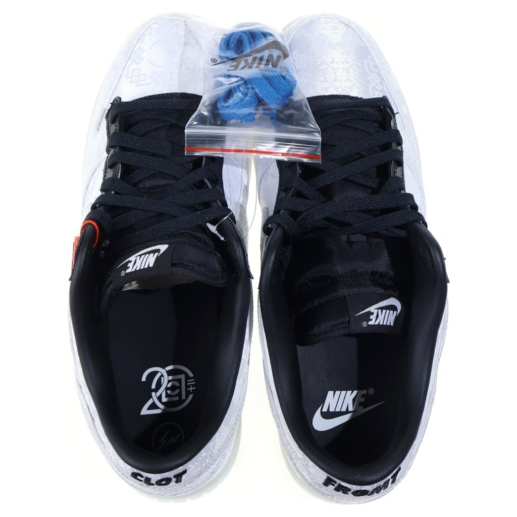 NIKE(ナイキ) CLOT × FRAGMENT DESIGN DUNK LOW クロット フラグメント ダンク ローカットスニーカー ホワイト US12/30cm FN0315-110