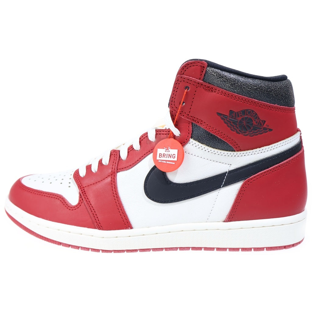 NIKE(ナイキ) AIR JORDAN 1 HIGH OG CHICAGO LOST & FOUND エアジョーダン1 シカゴ ロスト&ファウンド ハイカットスニーカー US12/30cm レッド DZ5485-612