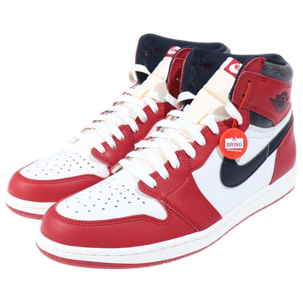 NIKE(ナイキ) AIR JORDAN 1 HIGH OG CHICAGO LOST & FOUND エアジョーダン1 シカゴ ロスト&ファウンド ハイカットスニーカー US12/30cm レッド DZ5485-612