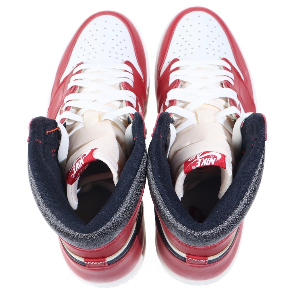 NIKE(ナイキ) AIR JORDAN 1 HIGH OG CHICAGO LOST & FOUND エアジョーダン1 シカゴ ロスト&ファウンド ハイカットスニーカー US12/30cm レッド DZ5485-612