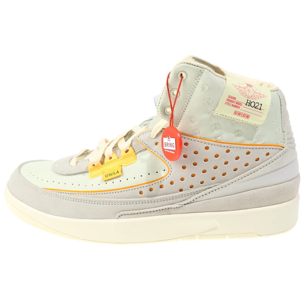 NIKE(ナイキ) ×UNION AIR JORDAN 2 RETRO SP UNION ユニオン エアジョーダン レトロ ハイカットスニーカー アイボリー US11.5/29.5cm DN3802-200