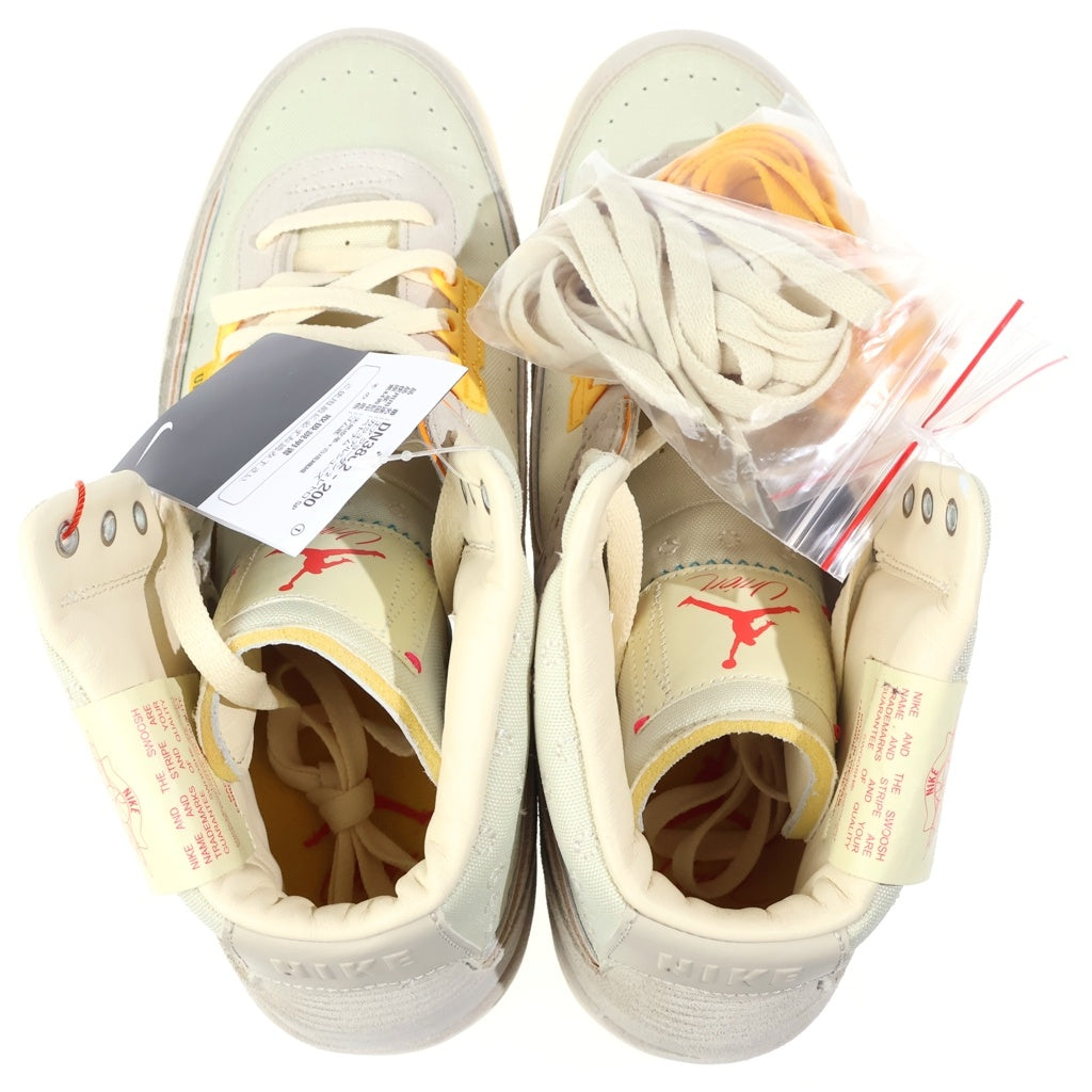 NIKE(ナイキ) ×UNION AIR JORDAN 2 RETRO SP UNION ユニオン エアジョーダン レトロ ハイカットスニーカー アイボリー US11.5/29.5cm DN3802-200