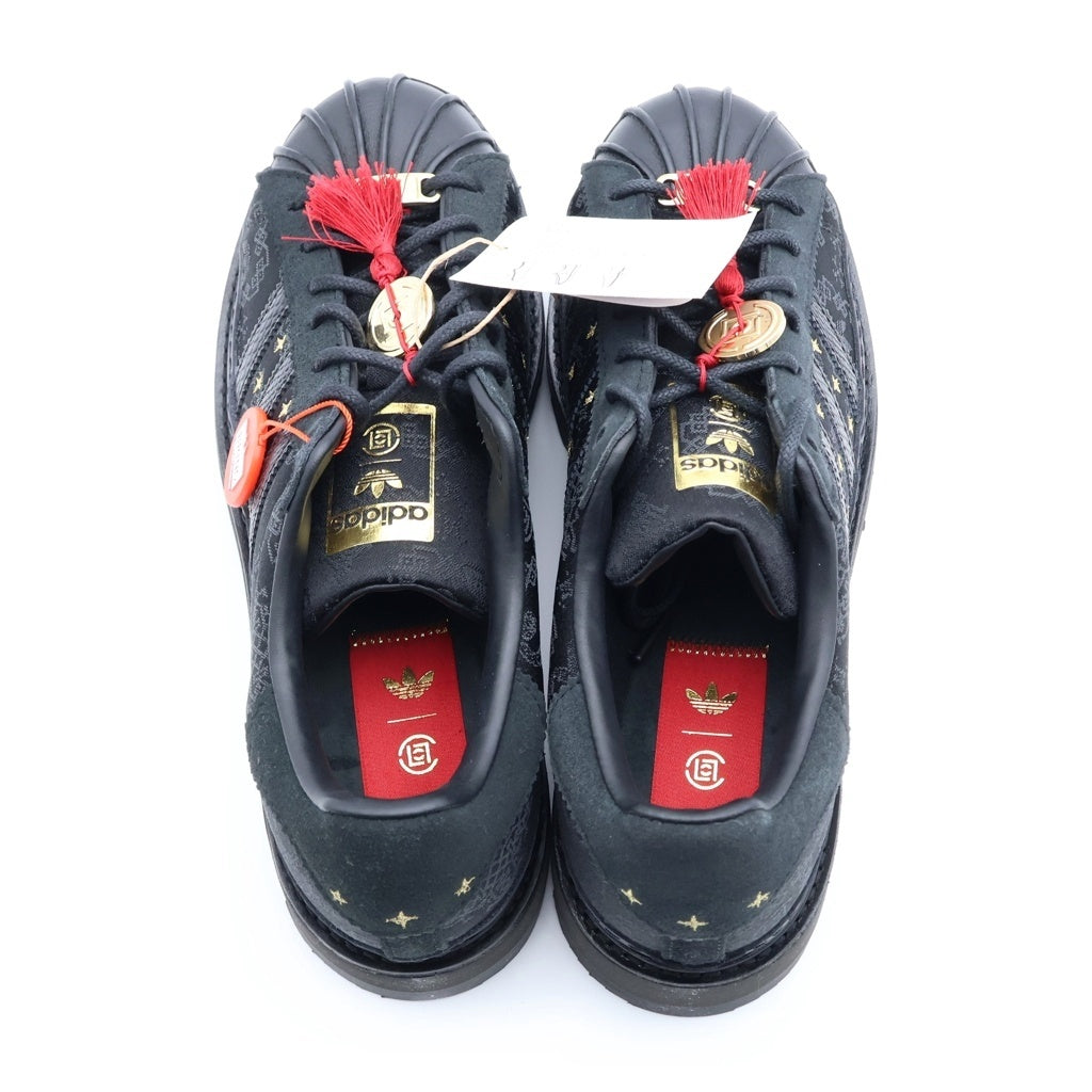 adidas(アディダス) CLOT SUPERSTAR BY EC クロット スーパースター ローカットスニーカー ブラック US9/27.0cm JR5114