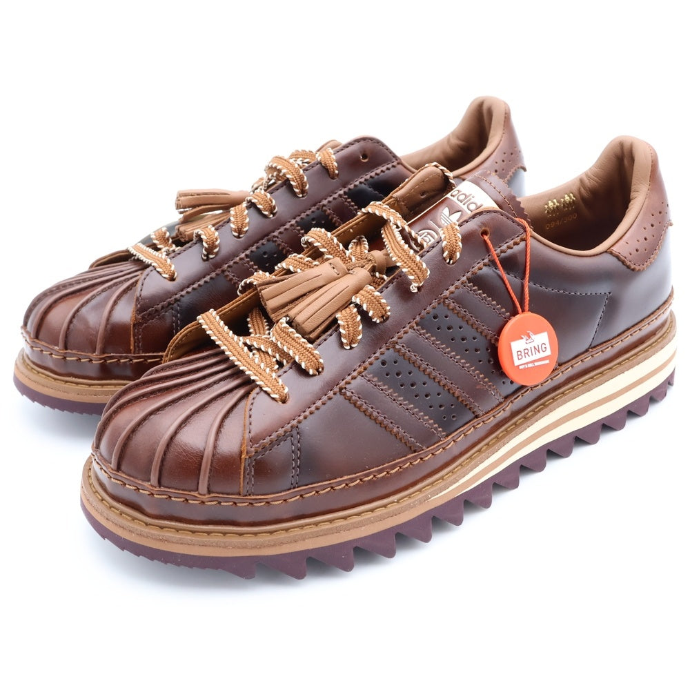 adidas(アディダス) CLOT SUPERSTAR BY EC クロット スーパースター ローカットスニーカー ブラウン US9/27.0cm KI8779