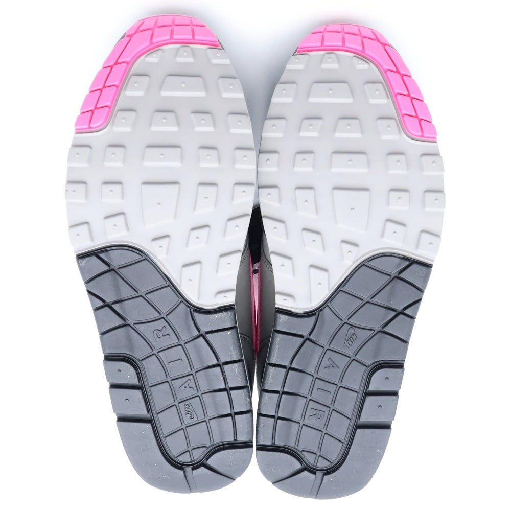 NIKE(ナイキ) ×HUF AIR MAX 1 ANTHRACITE PINK POW ハフ エアマックス1 アンスラサイト ピンク/グレー US9.5/27.5cm HF3713-003