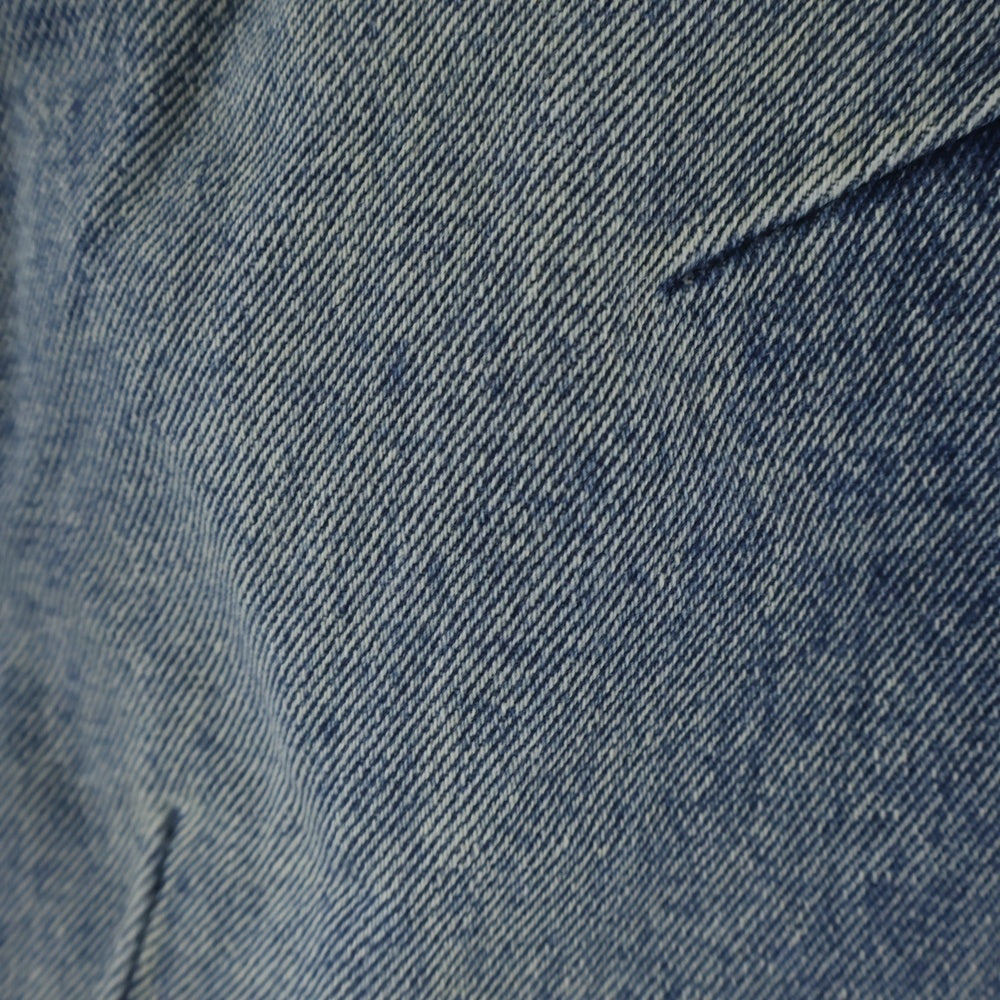 FILTH(フィルス) 24AW FRONT ZIP BAGGY DENIM フロント ジップ バギー デニム パンツ インディゴ FL-FW24-PT02