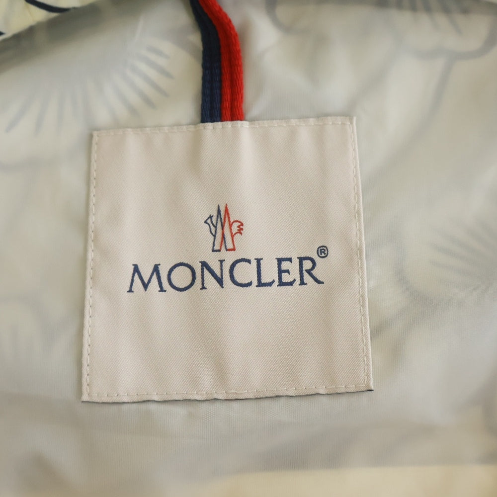 MONCLER(モンクレール) 21AW LADIES BLUE KERAGAN FLORAL-PRINT JACKET ブルーケラガン フローラルプリント ジップアップジャケット ブルー G10931A76100