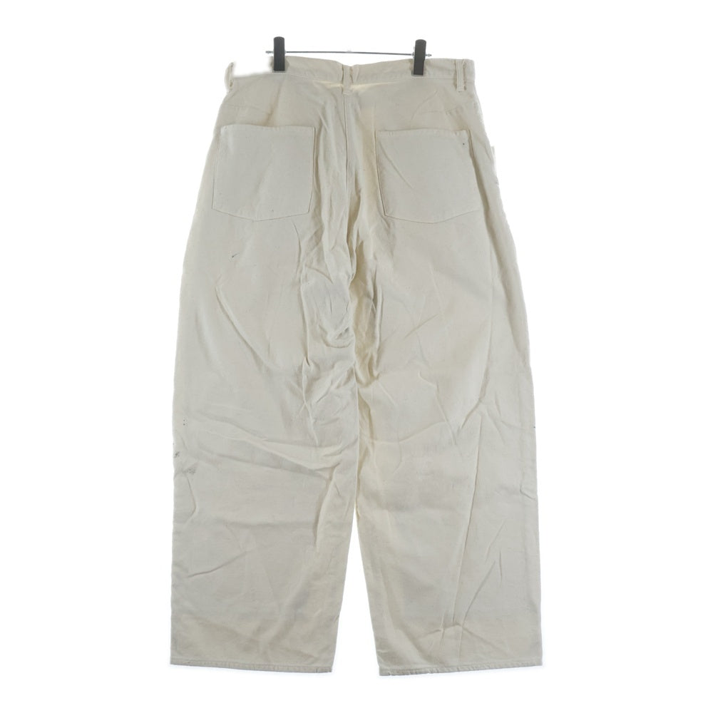 ANCELLM(アンセルム) RDUCK DOUBLEKNEE PANTS アールダック ダブルニーパンツ アイボリーー ANC-PT112