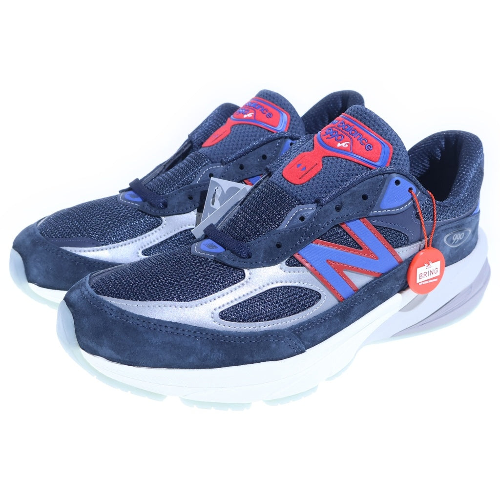 New Balance(ニューバランス) ×KITH キス U990KR6 スエード ローカットスニーカー ネイビー US10/28cm
