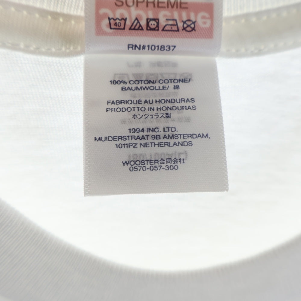 SUPREME(シュプリーム) 25SS Aphex Twin Windowlicker Tee エイフェックス ツイン ウィンドウリッカー フォトプリント クルーネック カットソー 半袖Tシャツ ホワイト