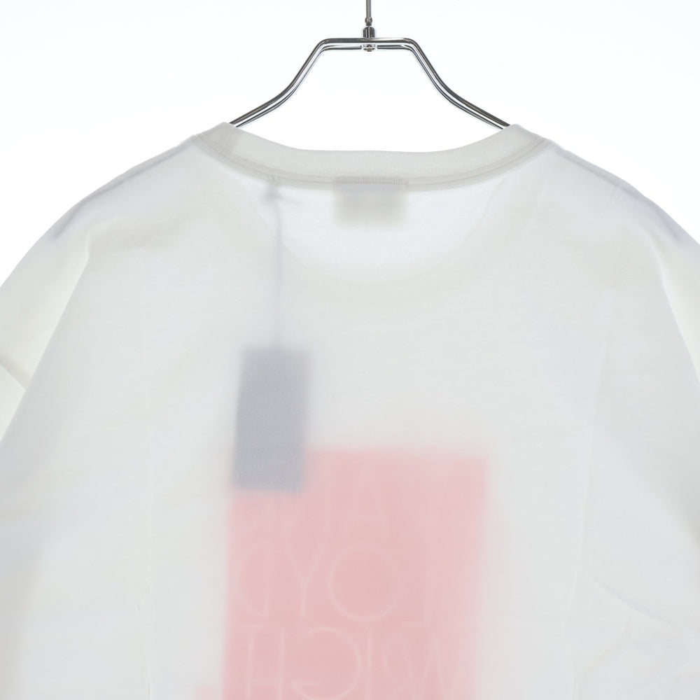 KITH(キス) ×FRANK LLOYD WRIGHT フランク ロイド ライト フロントロゴデザイン クルーネック カットソー 半袖Tシャツ ホワイト KHM030965-101