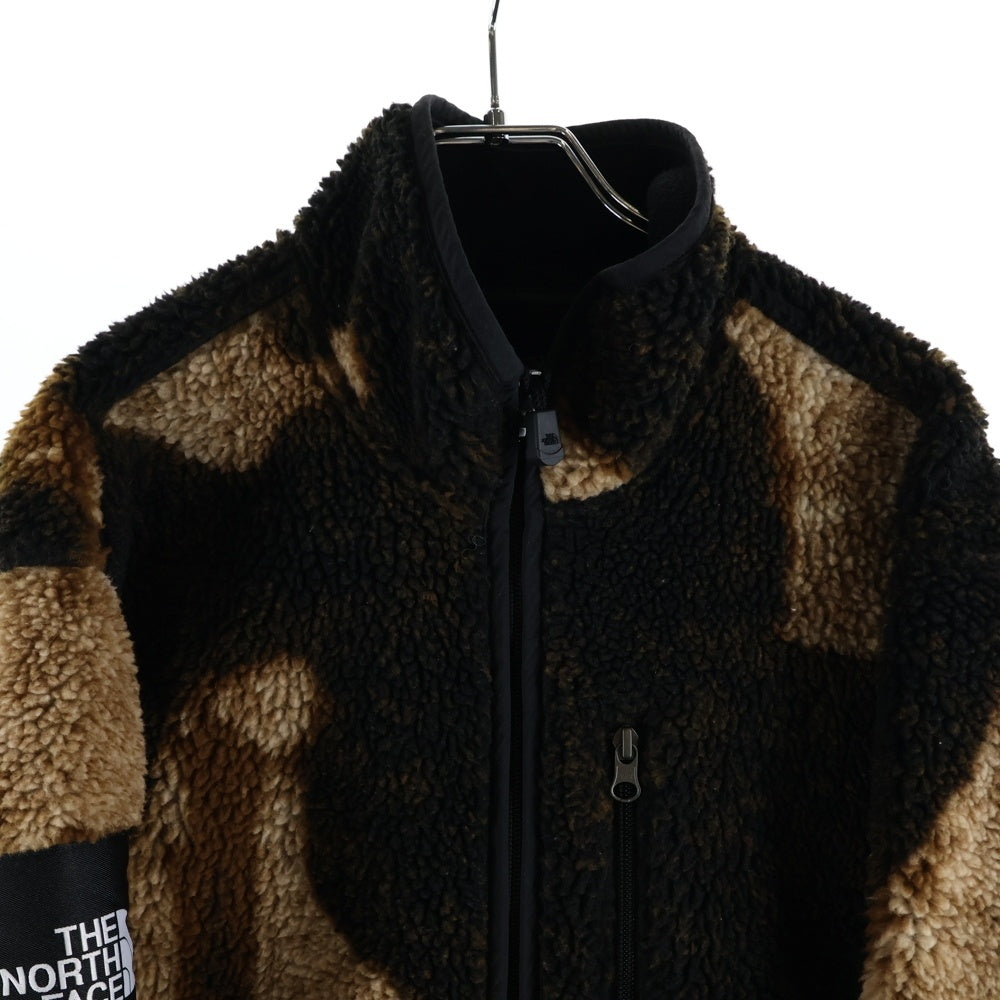 SUPREME(シュプリーム) 21AW ×The North Face Bleached Fleece Jacket ノースフェイス ブリーチド フリースジャケット ブラウン NA52100I