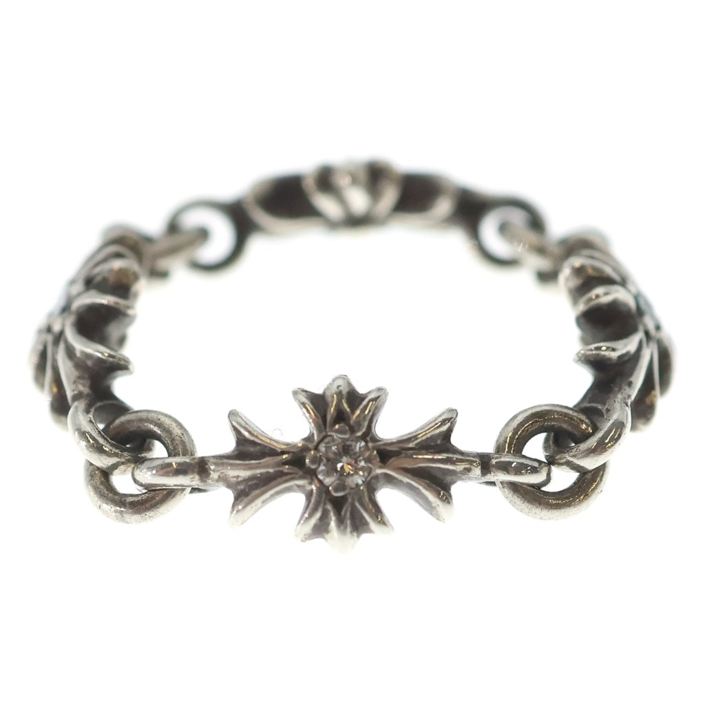 CHROME HEARTS(クロムハーツ) TNY E CH PLS DIA タイニーE CHプラス ダイヤ リング シルバー