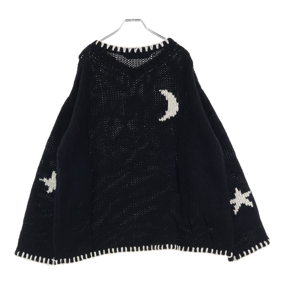 Palm Angels(パームエンジェルス) NIGHTSKY SWEATER ナイトスカイウェア ニット セーター ブラック