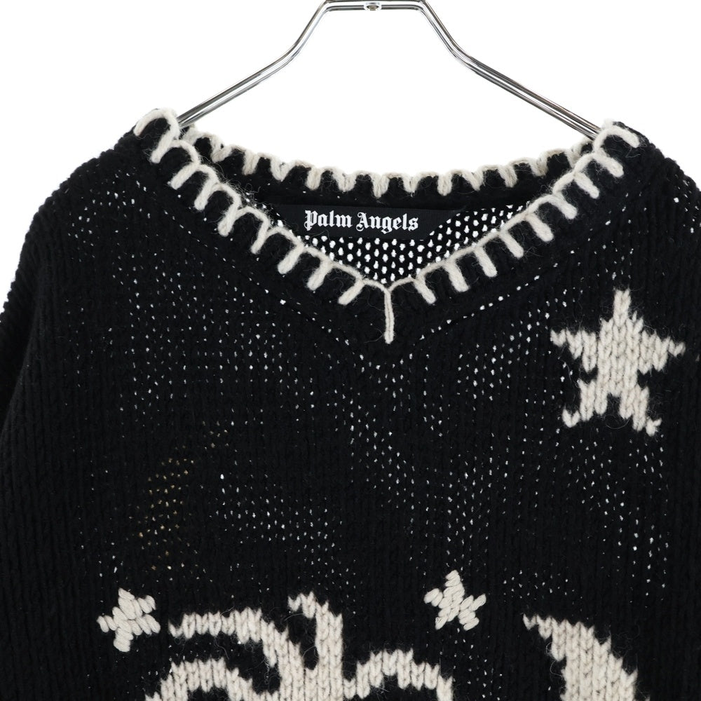 Palm Angels(パームエンジェルス) NIGHTSKY SWEATER ナイトスカイウェア ニット セーター ブラック