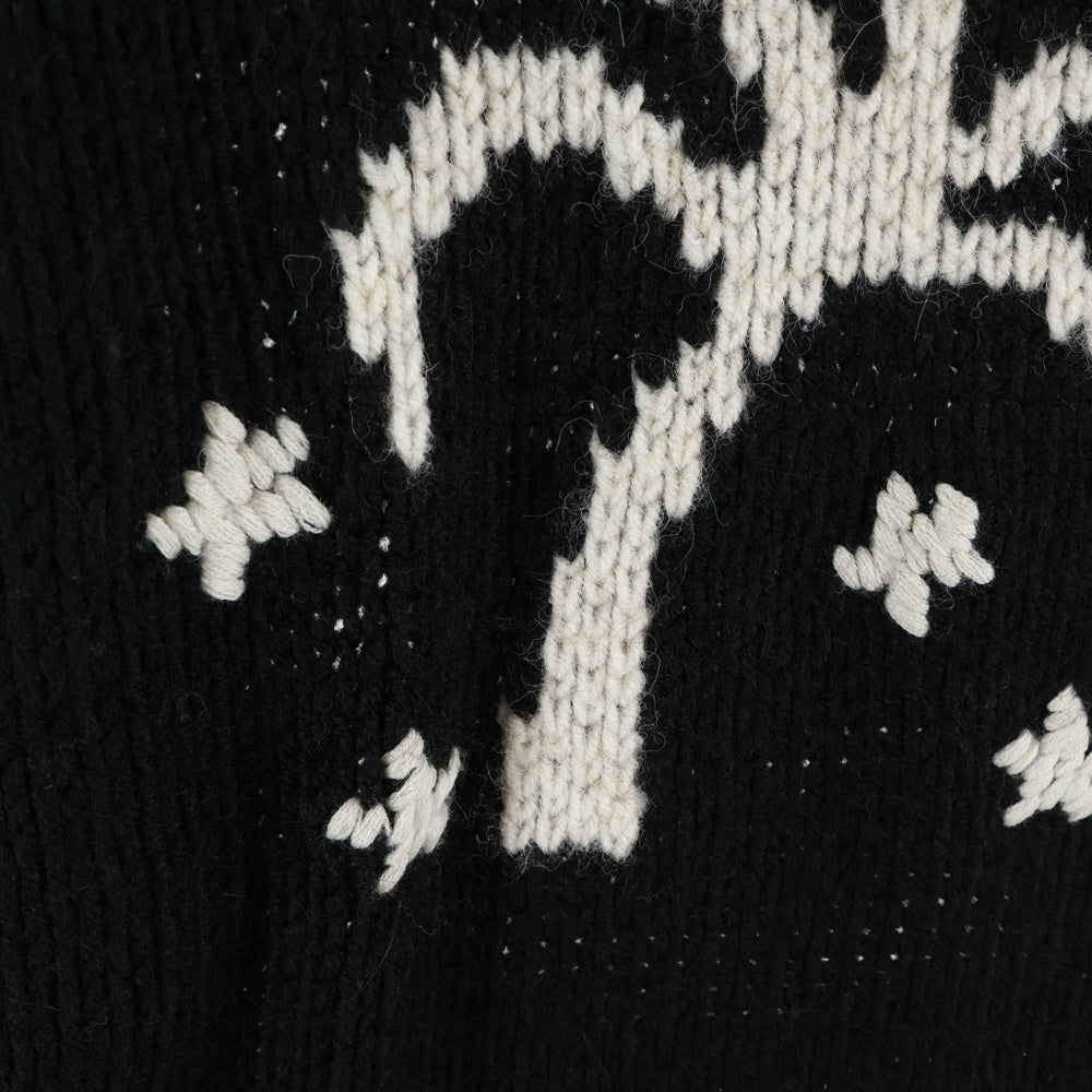 Palm Angels(パームエンジェルス) NIGHTSKY SWEATER ナイトスカイウェア ニット セーター ブラック