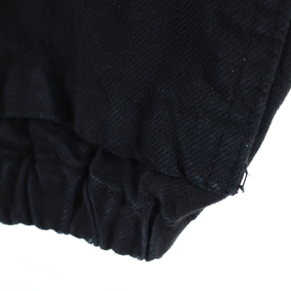 ALEXANDER WANG(アレキサンダーワン) ドローストリング デニム イージーペインターパンツ ブラック CA00985
