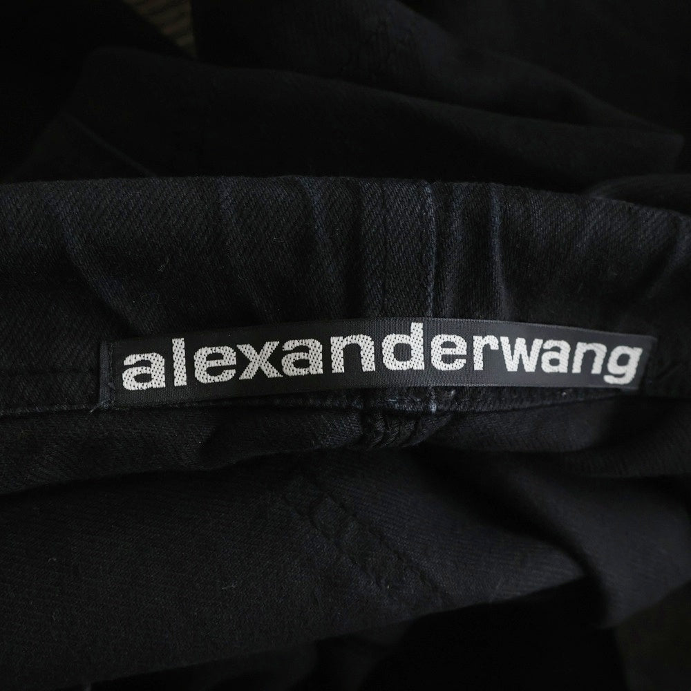 ALEXANDER WANG(アレキサンダーワン) ドローストリング デニム イージーペインターパンツ ブラック CA00985