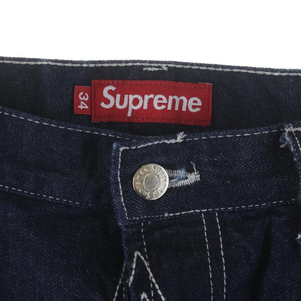 SUPREME(シュプリーム) 25SS Stars Topstitch Baggy Jean Indigo スターズトップステッチバギージーンズ インディゴ デニムパンツ