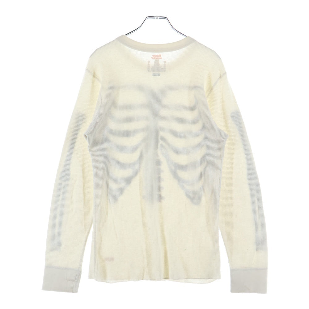 SUPREME(シュプリーム) ×Hanes Bones Thermal Crew へインズ ボーン クルーネック カットソー 長袖サーマルTシャツ ホワイト
