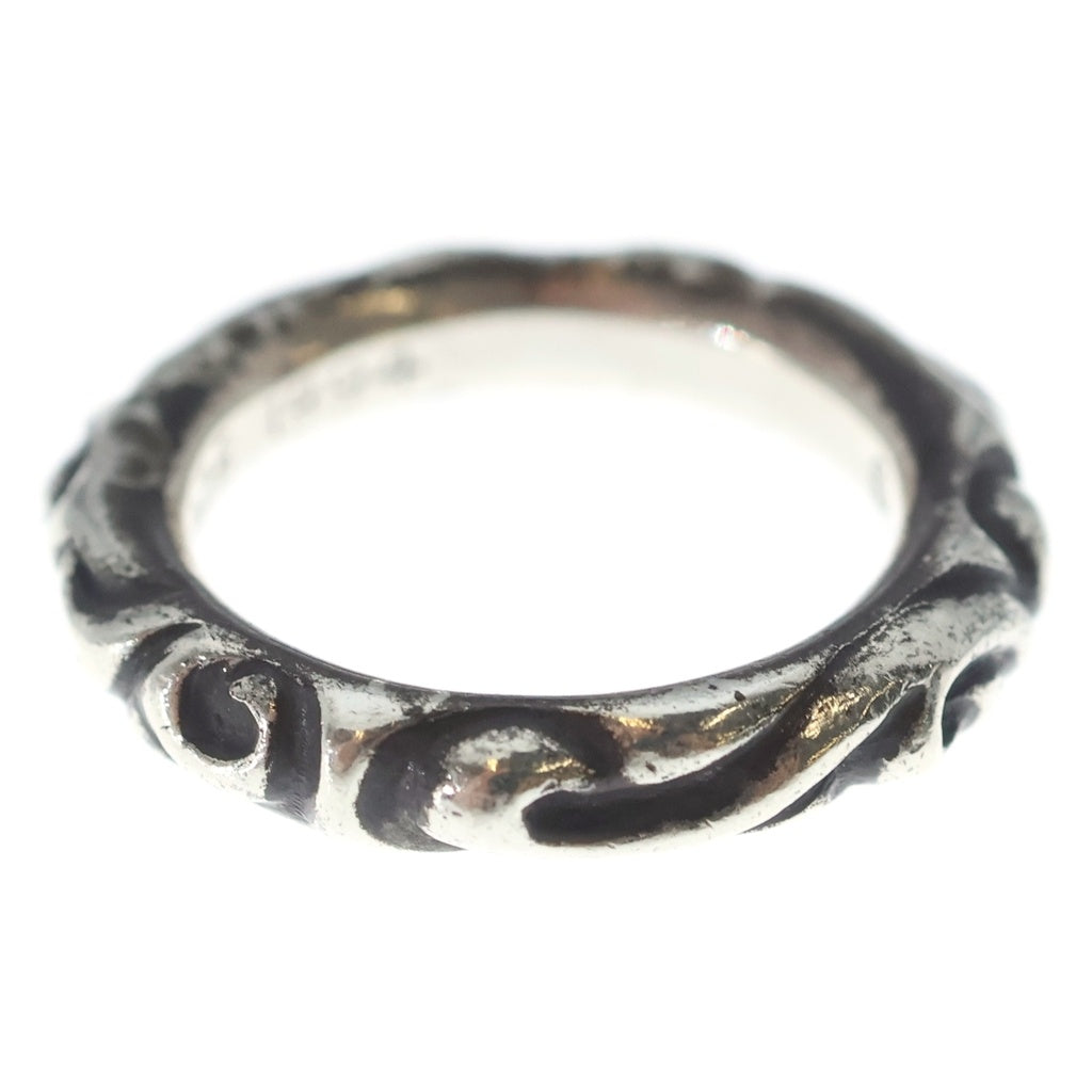 CHROME HEARTS(クロムハーツ) SCRL BAND スクロールバンド リング シルバー BCA351