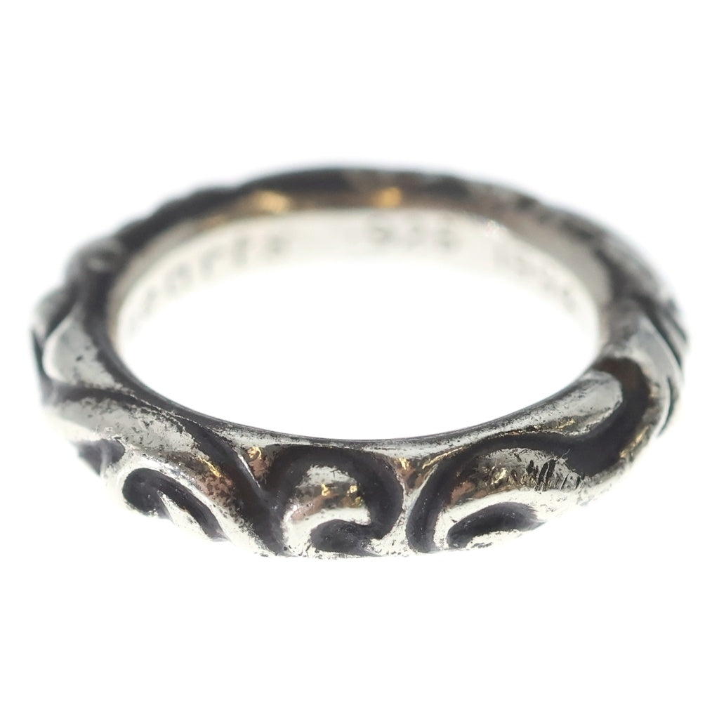 CHROME HEARTS(クロムハーツ) SCRL BAND スクロールバンド リング シルバー BCA351