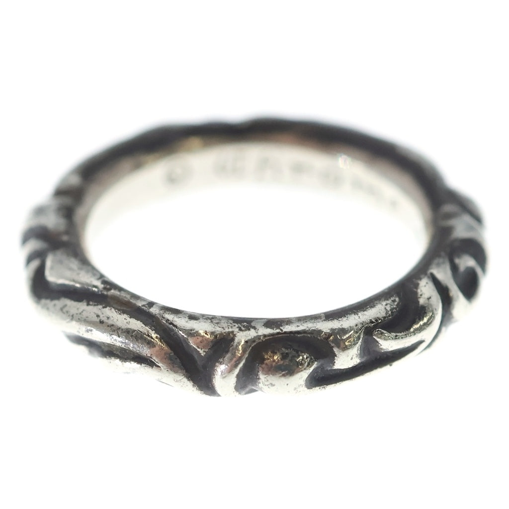 CHROME HEARTS(クロムハーツ) SCRL BAND スクロールバンド リング シルバー BCA351