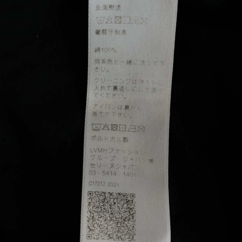 CELINE(セリーヌ) 23AW LE PALACE TEE ル・パラス ロゴプリント クルーネック半袖Tシャツ ブラック 2X61I671Q