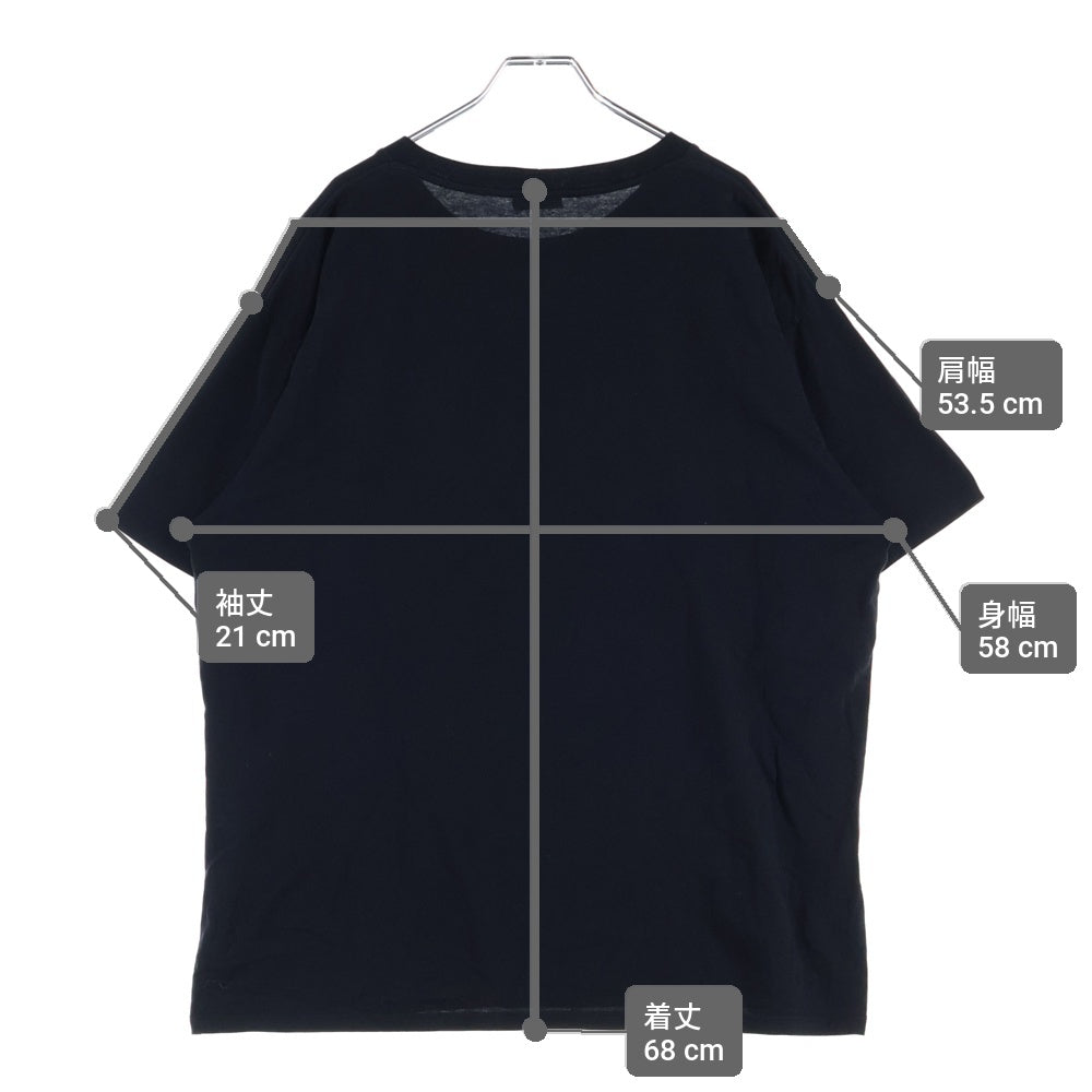 CELINE(セリーヌ) 23AW LE PALACE TEE ル・パラス ロゴプリント クルーネック半袖Tシャツ ブラック 2X61I671Q