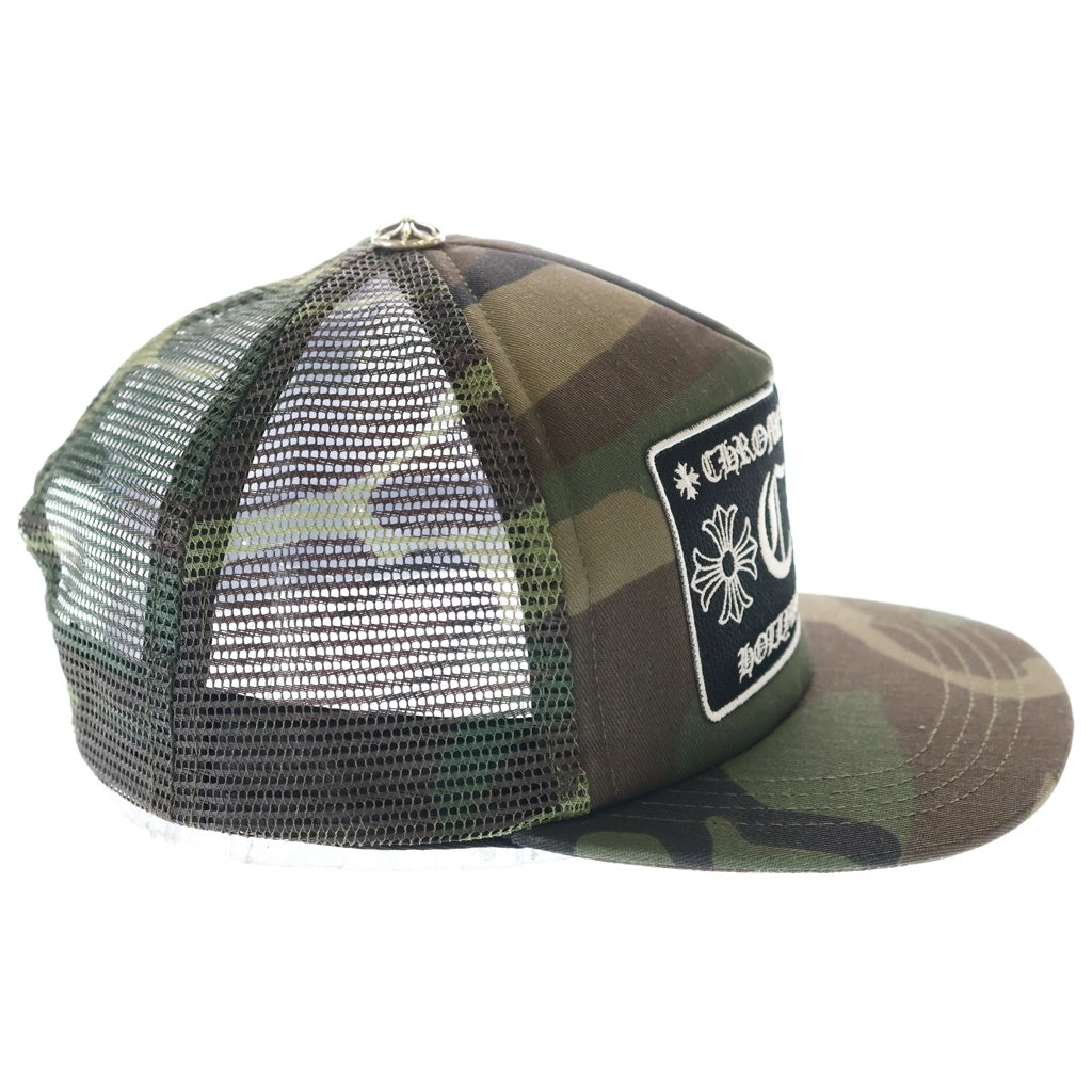 CHROME HEARTS(クロムハーツ) TRUCKER CAP トラッカーキャップ CHパッチクロスボール付カモフラメッシュ帽子