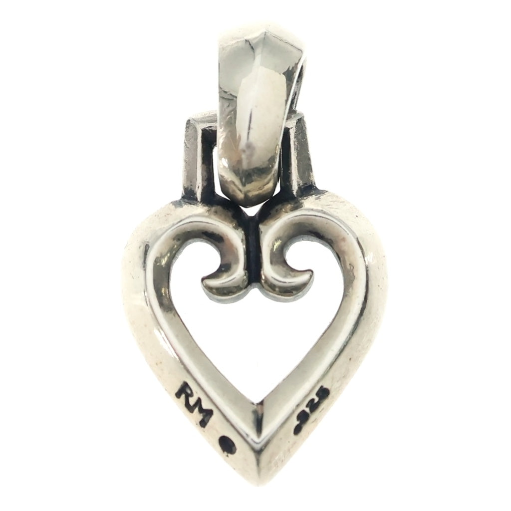 REID MFG(リード エムエフジー) GOTHIC HEART CHARM ゴシックハートチャーム ペンダントトップ シルバー